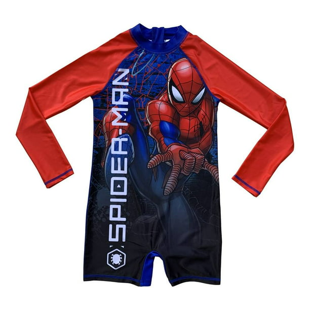 Camiseta niño lycra baño Marvel Spiderman Talla 6