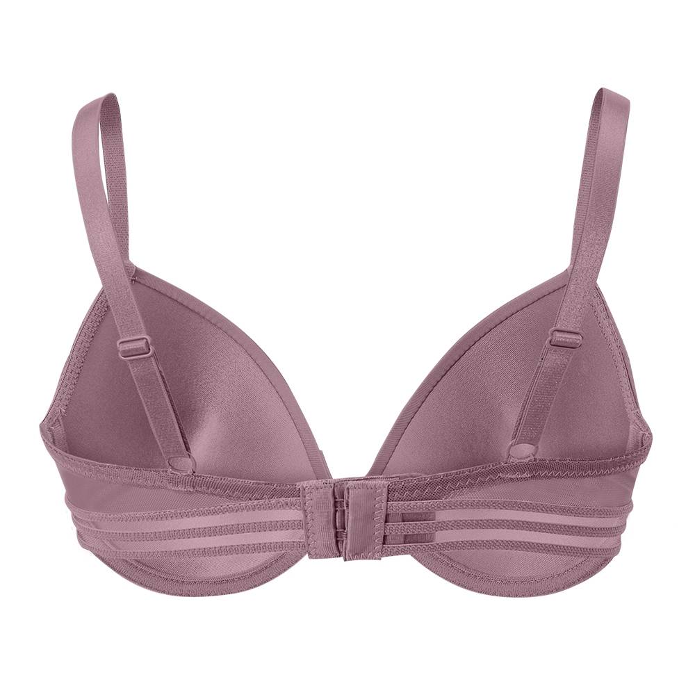 Brasier Secret Treasures Talla 34B Rayado con Encaje Lila