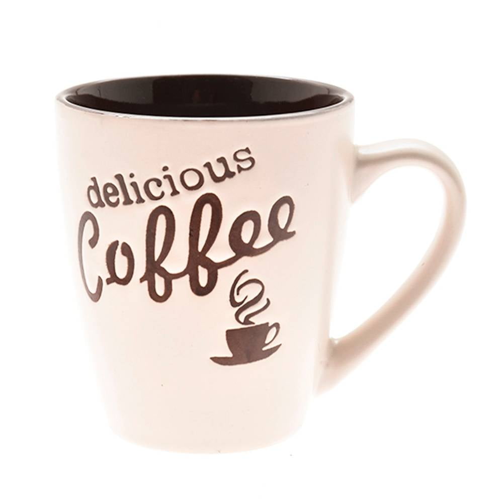 MagiCeramic Tazas De Cafe Bonitas – Taza de café beige de 18 onzas