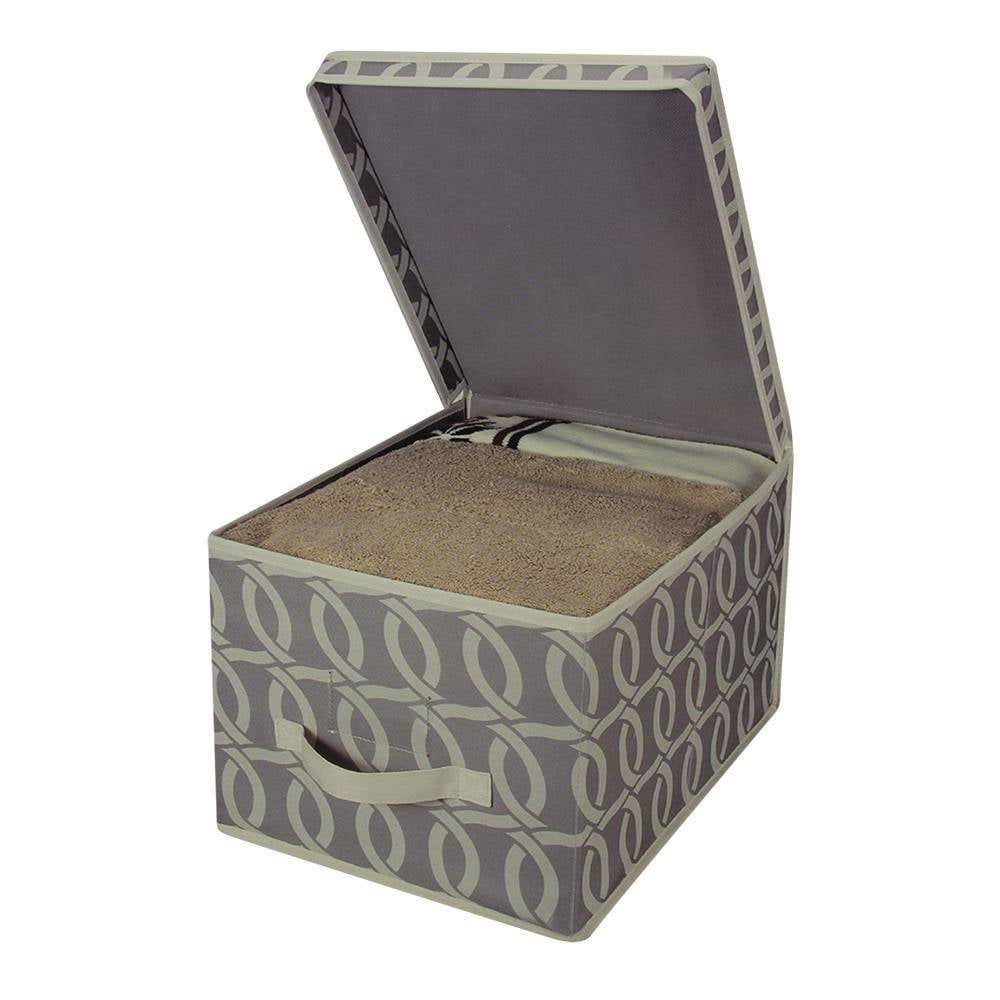 Caja decorativa Shagreen con tapa, cajas de almacenamiento de piel  sintética gris para hombres y mujeres, caja organizadora de decoración del  hogar