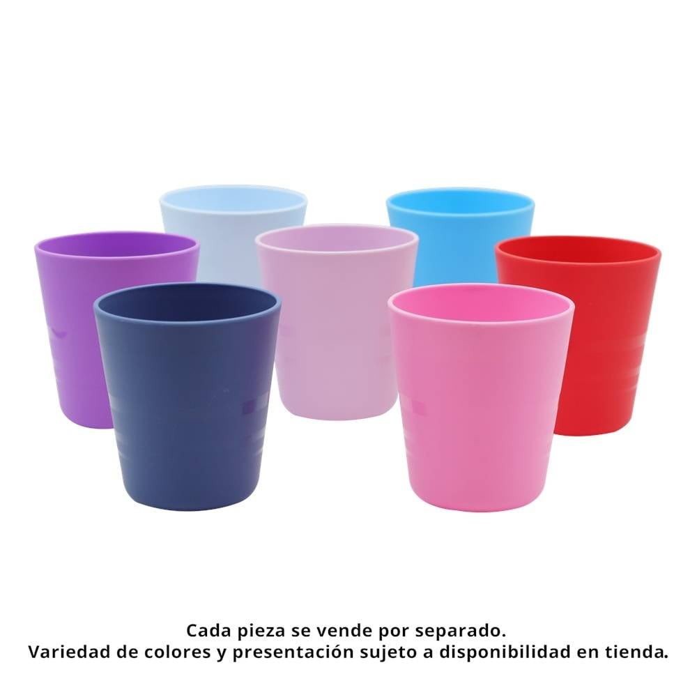 Vaso Infantil Colores Variados Pack 6