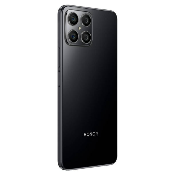 Honor X8 Smartphone, 128 GB, Color Negro, Desbloqueado