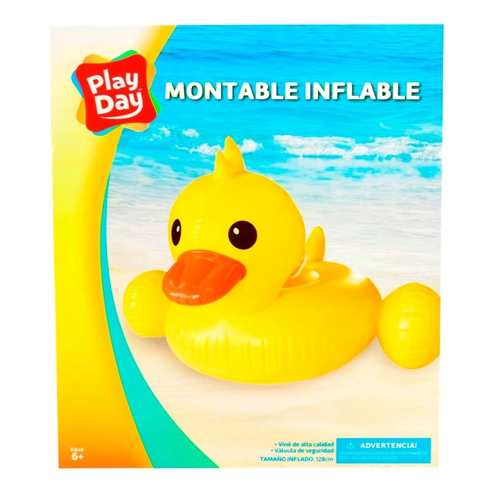 Inflable Play Day Montable Pato Amarillo Walmart