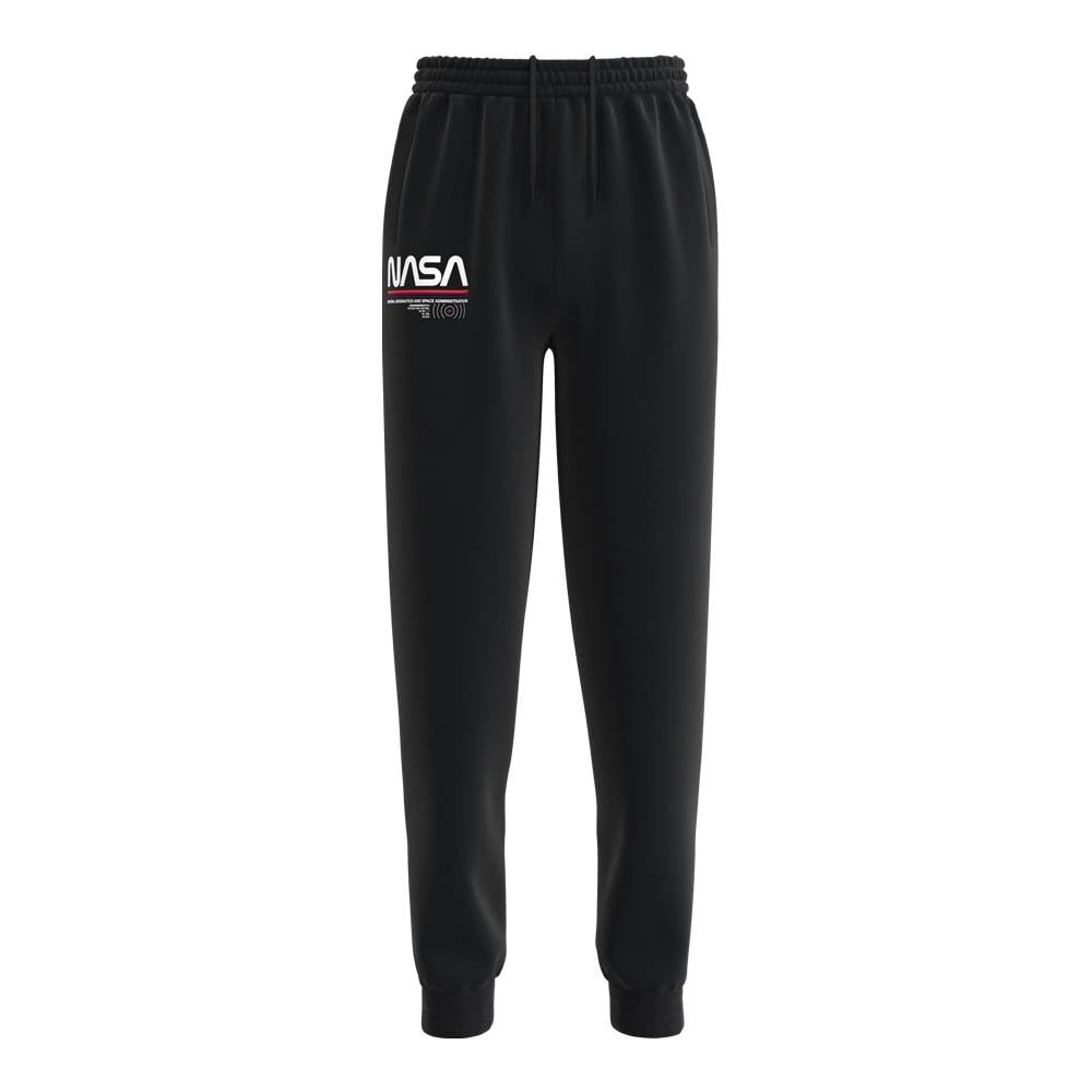 Pantal n NASA Talla CH Jogger con Jareta y Logo Negro Walmart