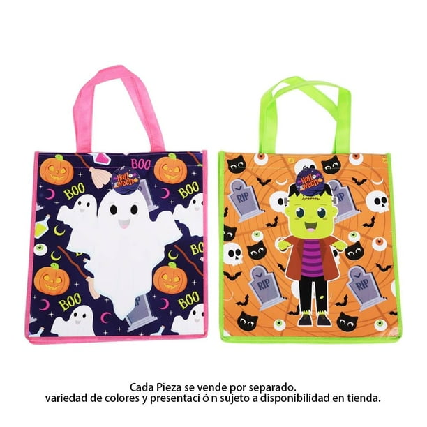 Bolsa de Compras Halloween Prichos 33x30.5x6 cm Metalizado Varios Modelos 1 Pieza