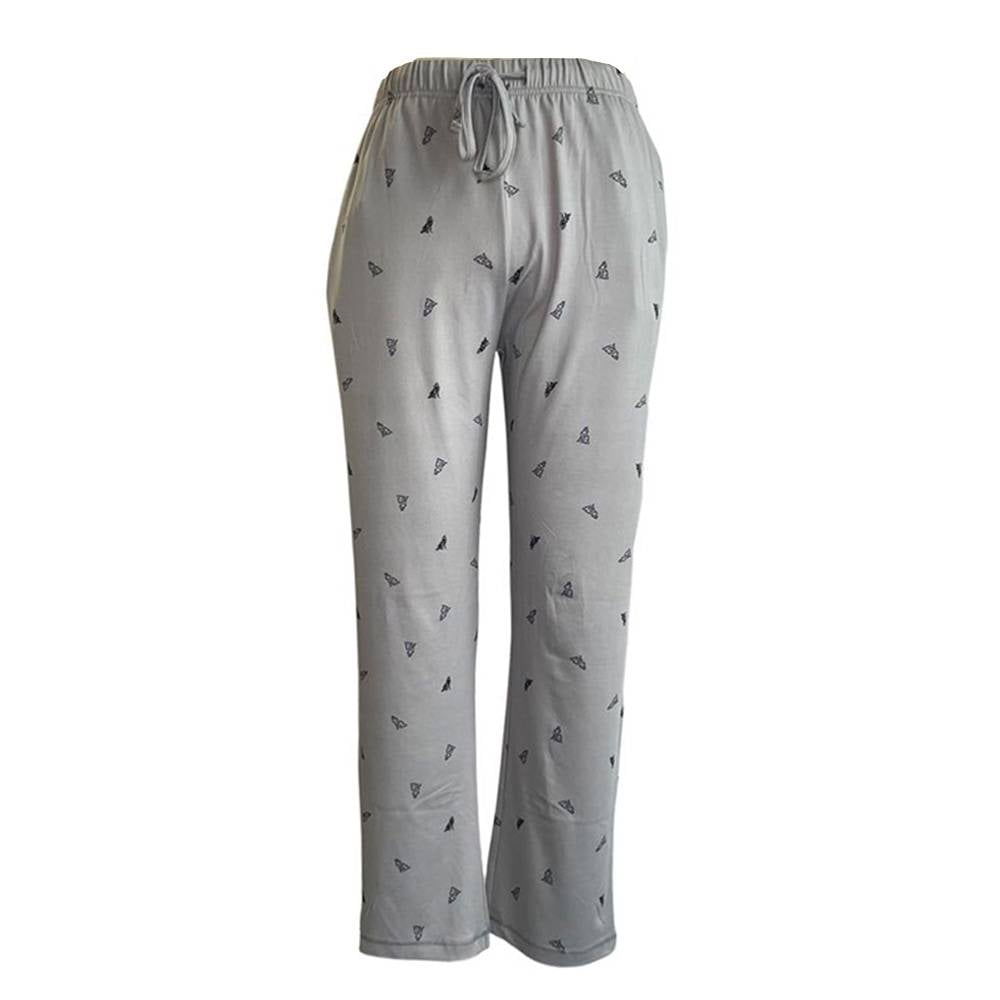 Pantal n George Talla EG Pijama Estampado Lobos Gris