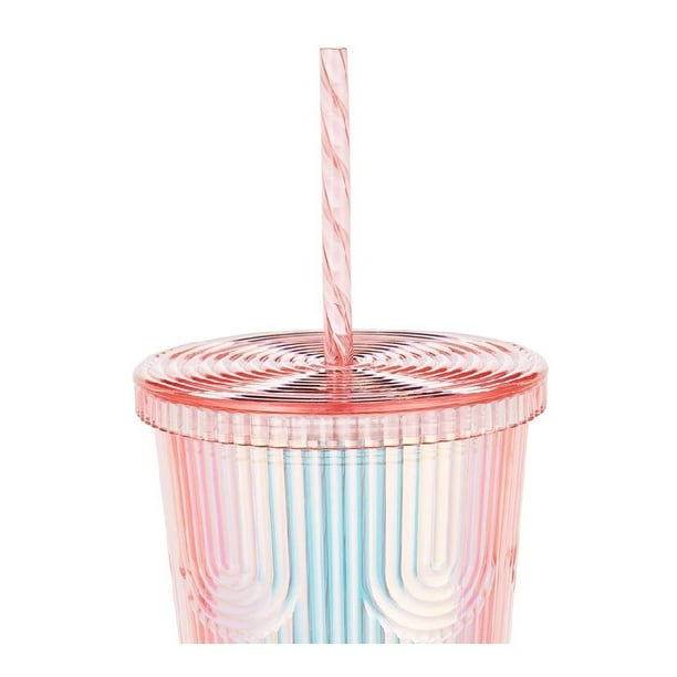 Vaso Infantil Plástico Duro, Set de 2, Reutilizable, para Niños, de Color  Rosa, 260ML. Modelo Shimmer