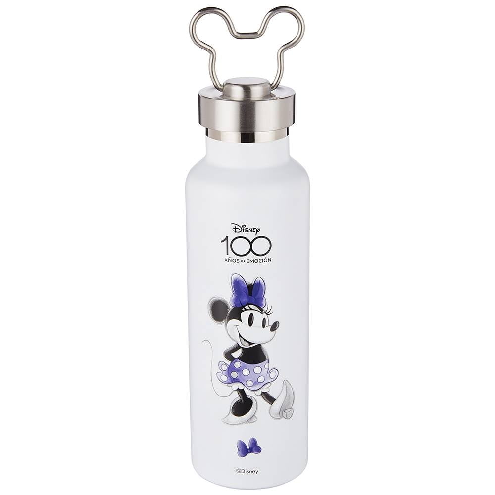 Termo botella de acero inoxidable estampado Minnie Mouse ©Disney