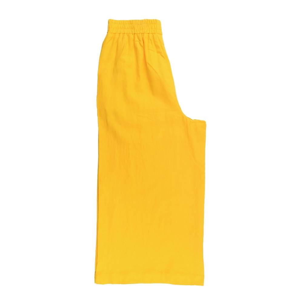 Pantal n George Talla EG Pierna Ancha con List n Ajustable Amarillo