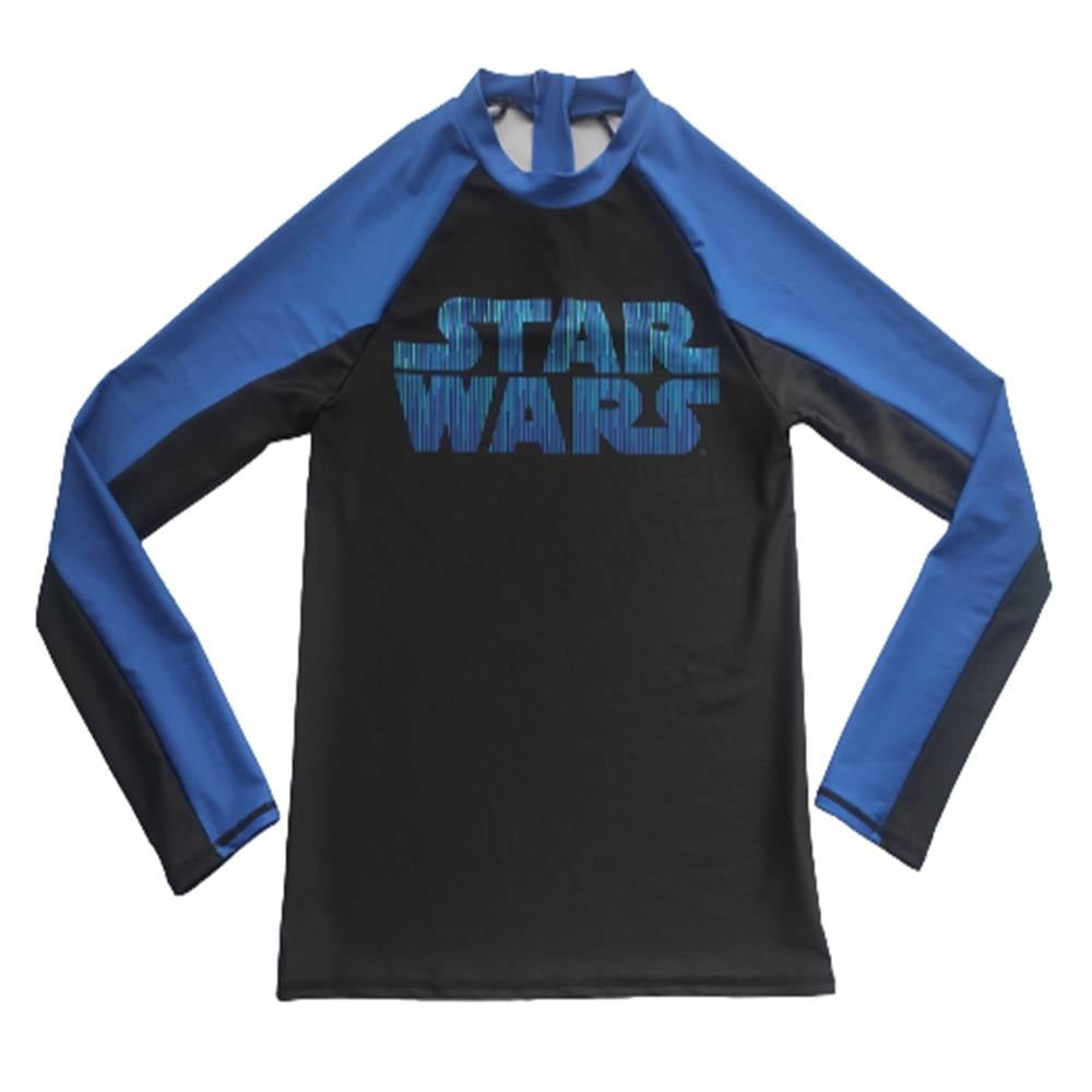 Playera Star Wars Talla 16 para Nadar Manga Larga Azul Walmart