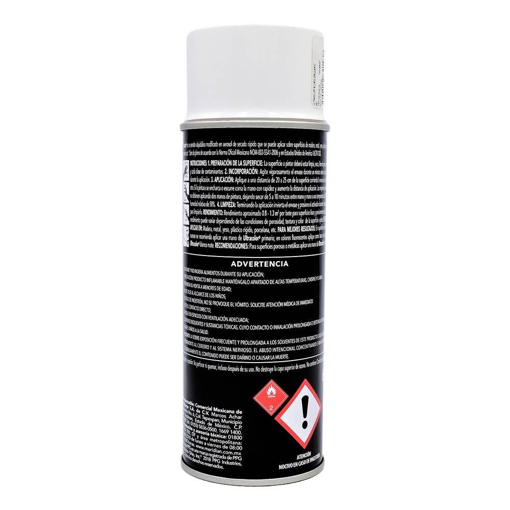 Pintura en Aerosol UltraColor Color Blanco Brillante 400ml | Chedraui -  Chedraui — Tu supermercado en línea