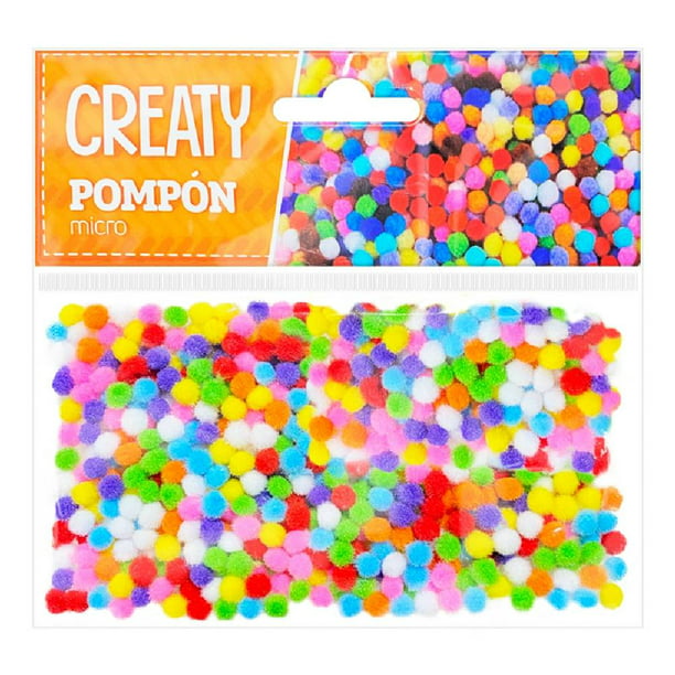Pompones Creaty Micro de Colores