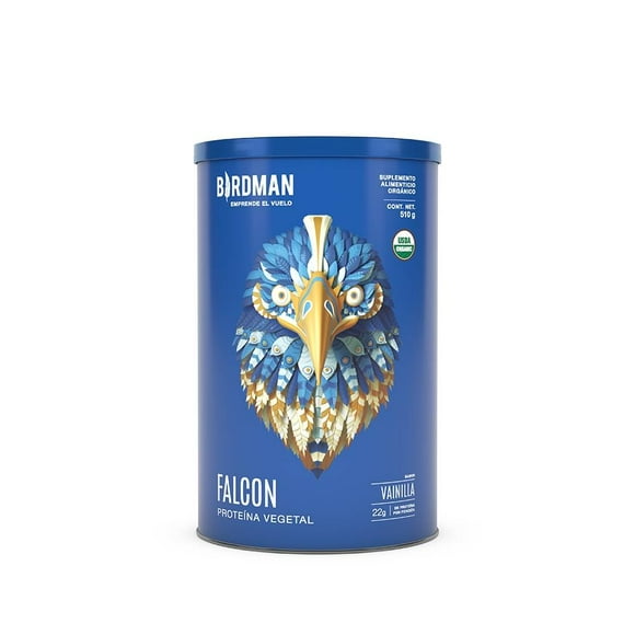 Suplemento alimenticio Birdman orgánico Falcon sabor vainilla 510 g