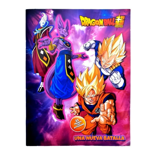 Libro para Colorear Great Moments Publishing Dragon Ball Super Una Nueva Batalla