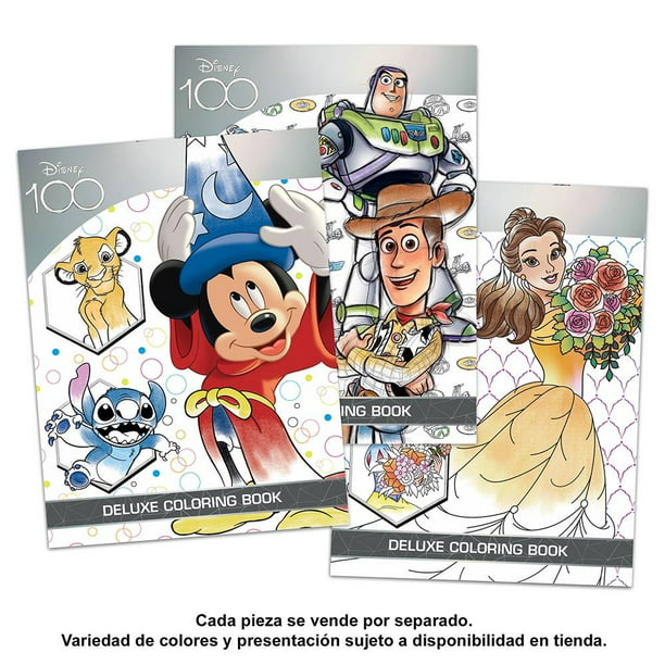 Libro para colorear con portada holográfica Disney 100 princesas de Great  Moments Publishing