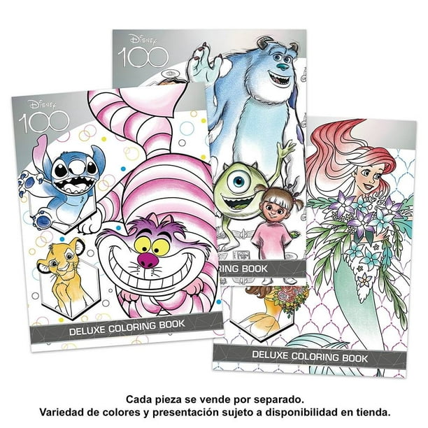 Libro para Colorear Disney 100 Clásicos Deluxe 80 Páginas de Great Moments  Publishing