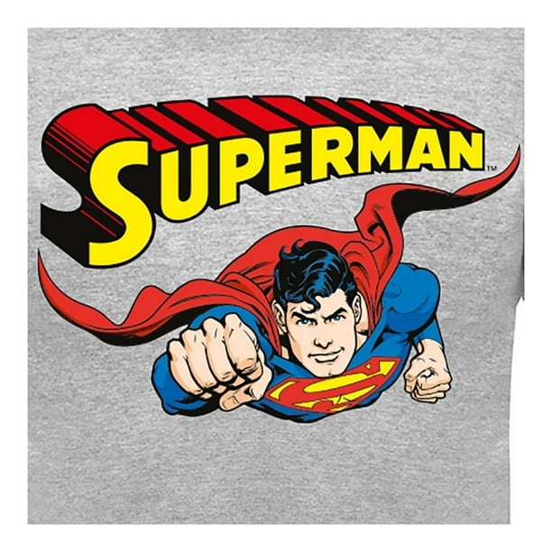 Superman - Camiseta para hombre, color rojo y blanco, M, Rojo