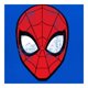 thumbnail image 3 of Playera Spiderman Caballero Manga Corta Cuello Redondo Diseño Cara Spidey Azul Rey Talla CH, 3 of 3