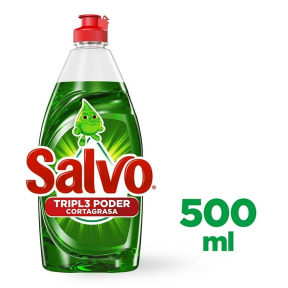 Lavatrastes líquido Salvo limón 500 ml