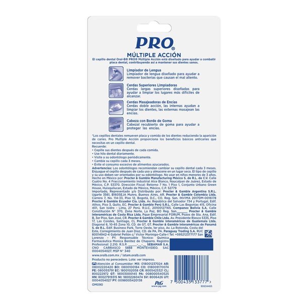 Hilo dental Oral-B Pro-salud multibeneficios 2 pzas de 25 m c/u