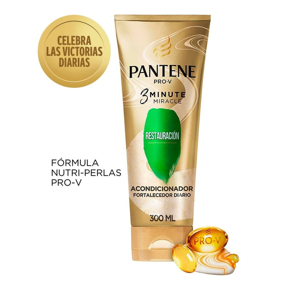 Acondicionador Pantene Pro V minute miracle fortalecedor diario restauración ml Walmart