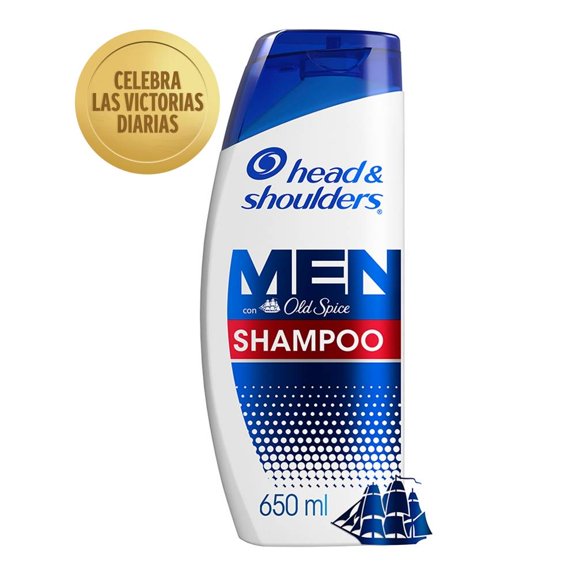 Shampoo Head & Shoulders Men con Old Spice para cabello de hombre 650 ml