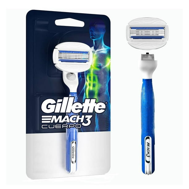 Llanura Arte de ultramar Maquina para afeitar Gillette Mach3 para cuerpo | Walmart