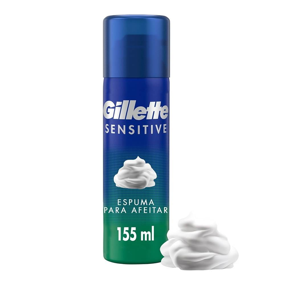Espuma de afeitar Gillette Sensitive para hombres con piel sensible 57 ml