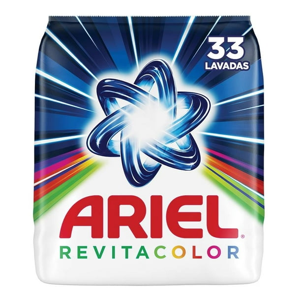 Detergente polvo Ariel Revitacolor cuida la ropa color 4 kg | Walmart
