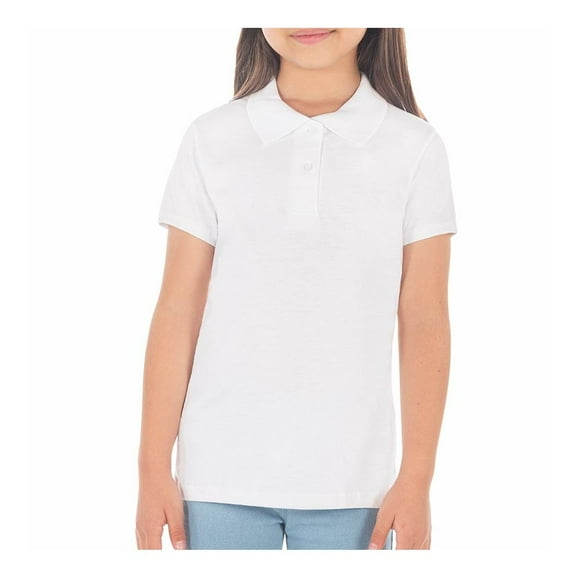 Playera Cotton Trends Talla 6 Manga Corta Blanco