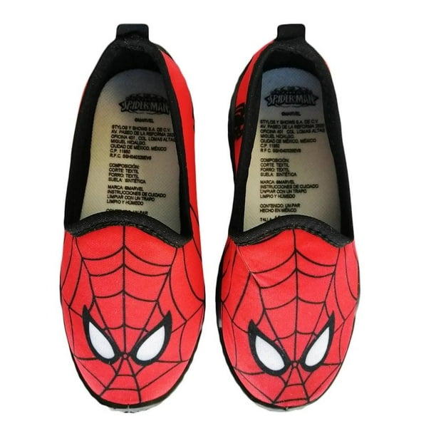 Aqua Socks Marvel Para niño, Spider Man Rojo, talla 17