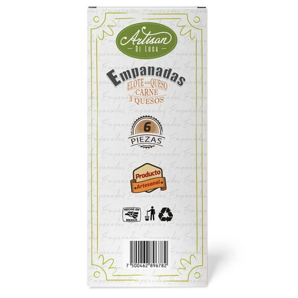 Empanadas Artisan elote con queso carne y 3 quesos 240 g | Walmart