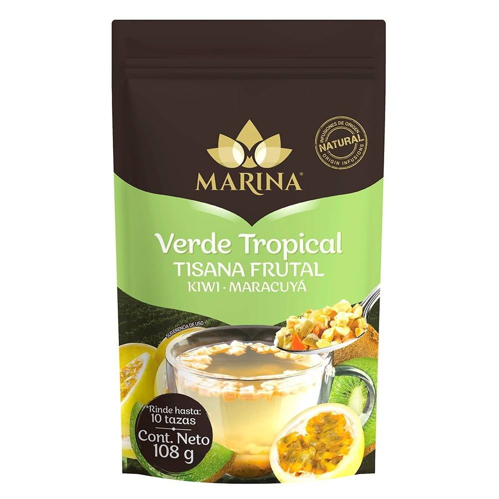 Tisana frutal Marina Verde tropical kiwi maracuyá 108 g