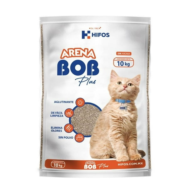 Acurrucarse Corta vida grueso Arena para Gato Bob Plus Aglutinante 10 kg | Walmart