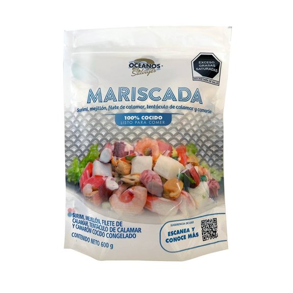 Mariscada Océanos Salvajes 600 g congelado