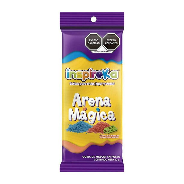 Goma de mascar Sonric´s Inspireka Arena Mágica en polvo 30 g