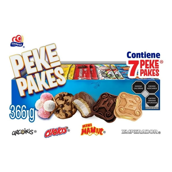 Galletas Gamesa Peke pakes surtidas  366 g