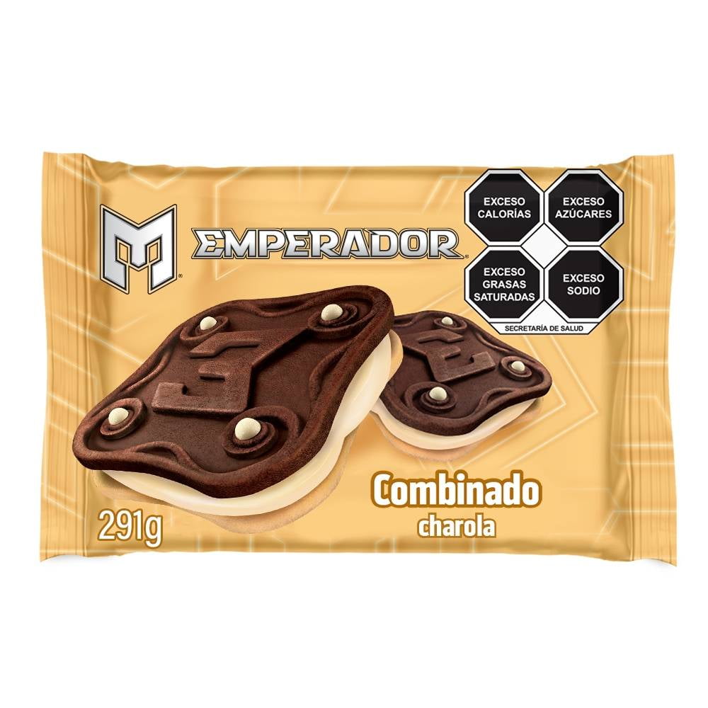 Galletas Gamesa Emperador Tipo Sándwich Sabor Chocolate Y Vainilla 291 G Walmart 9434