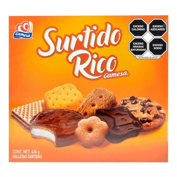 Galletas surtidas Gamesa Surtido Rico 436 g