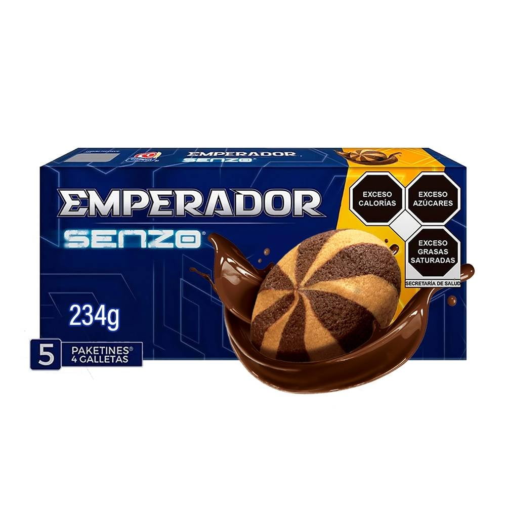 Galletas Gamesa Emperador Senzo Con Relleno Sabor A Chocolate 5 Paquetes De 4 Pzas Cu Walmart 3935