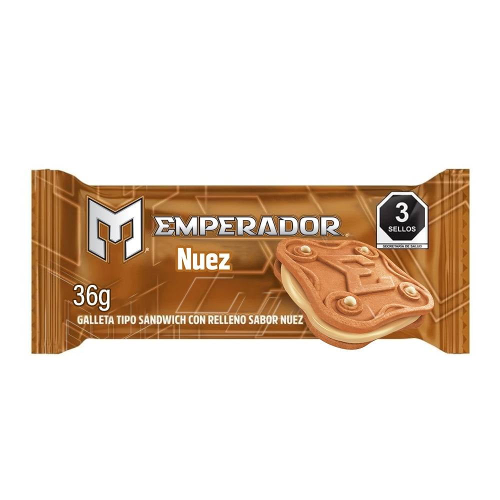 Galletas Gamesa Emperador Sabor Nuez De 36 G Walmart 4563