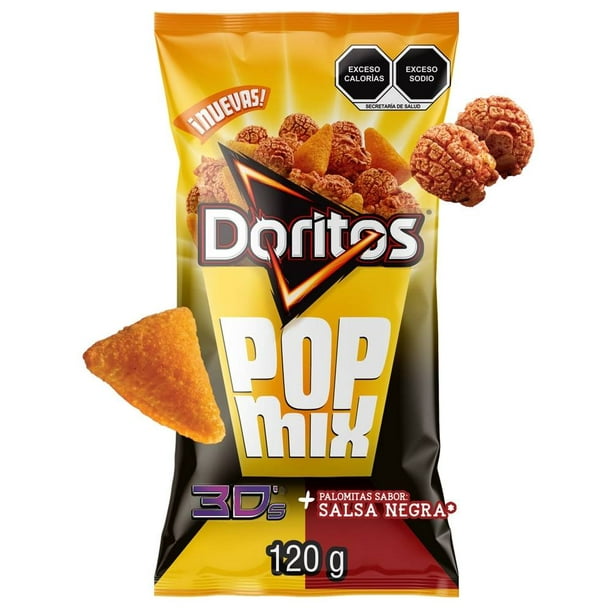 Botana Sabritas Doritos PopMix salsa inglesa, chile y queso 120 g