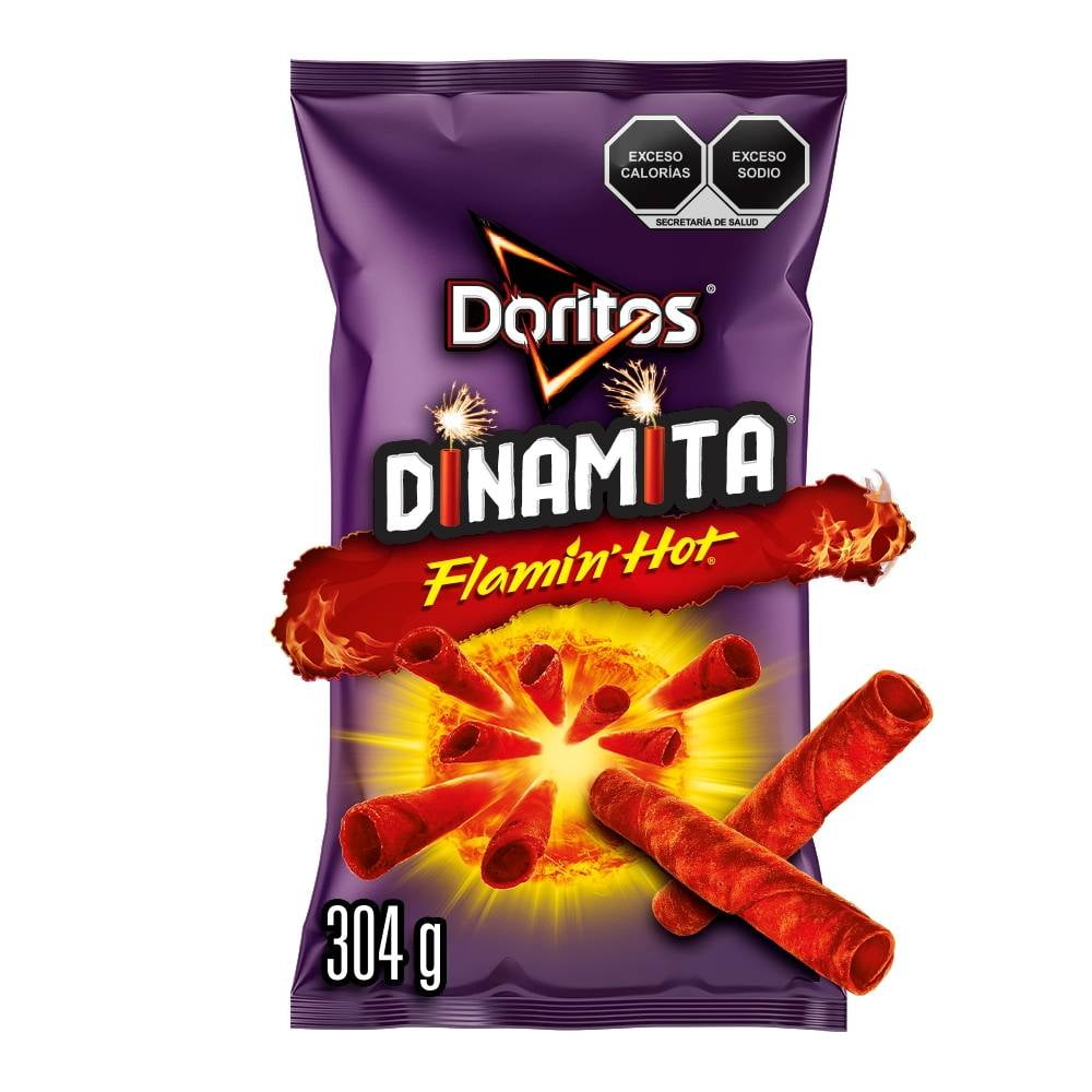 Botana Doritos Dinamita Flamin' Hot 304 g
