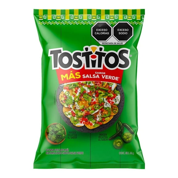 Botana Sabritas Tostitos salsa verde 55 g