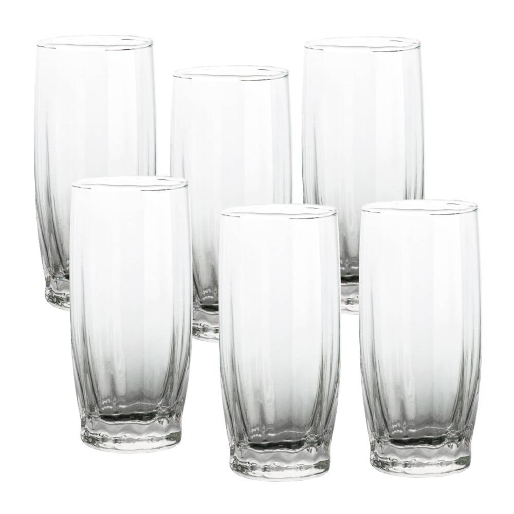 Juego de Vasos de Vidrio Glaze 6 Piezas