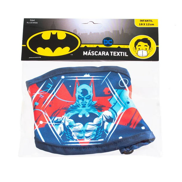 Máscara Ruz DC textil Batman, niño 1 pza