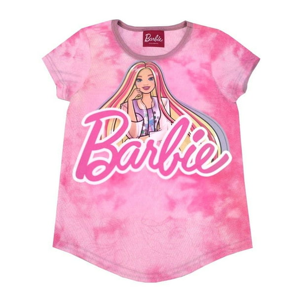 Riachuelo  Camiseta Feminina Manga Curta Tie Dye Barbie Rosa