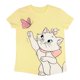 thumbnail image 1 of Playera Disney Marie Para niña  2A Serigrafía con Glitter Amarillo, 1 of 3