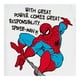 thumbnail image 2 of Playera Marvel Spiderman Para niño, power, blanco, talla 3x, 2 of 3