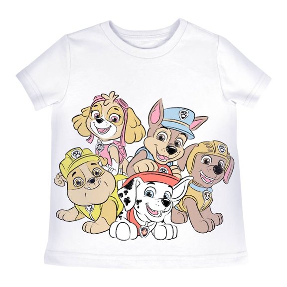 Playera Nickelodeon Paw Patrol Para niño Talla 10 de Algodón Cuello Redondo Manga Corta Diseño Cartoon Verde